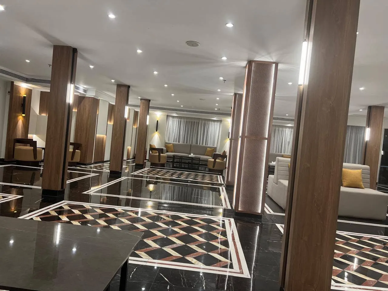 Lounge aboard the Ciela Nile cruise